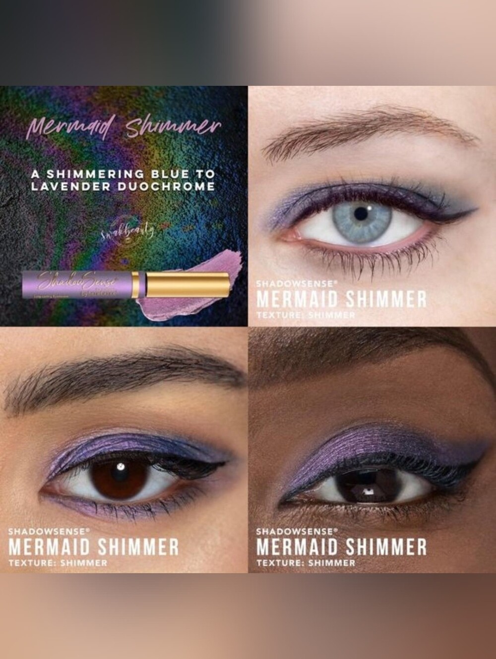 ShadowSense Long Lasting Eyeshadow, Mermaid Shimmer